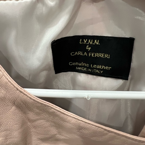 Blush colour genuine leather jacket (BNWT) - Picture 4 of 5